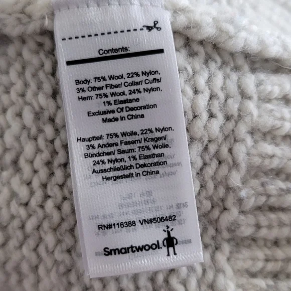 Mens Smartwool CHUP Kaamos Fair Isle Sweater XL - Picture 7 of 7